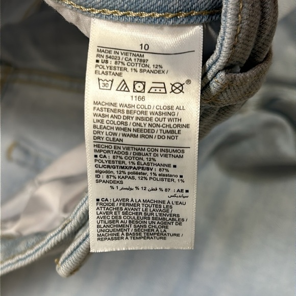 Women’s OG Straight High Rise Light Wash Secret-Smooth 5 Pocket Denim Jeans | 10 - Picture 7 of 7